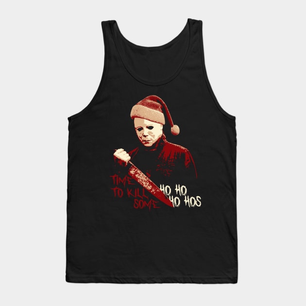 Christmas Michael Myers Tank Top by mia_me